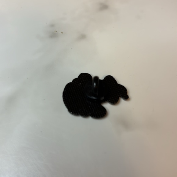 Cute & Spooky Ghost in a Witch Hat Metal and Enamel Pin - Picture 3 of 3